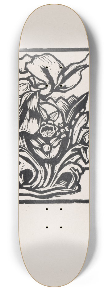 Roger Fry - Iris & Vase 8.25 inch art skate deck