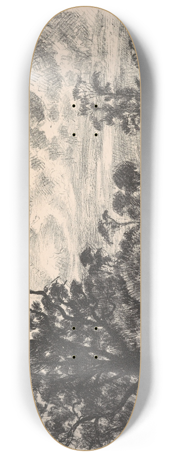 Roger Fry - Landscape with trees 8.25 inch art skate deck