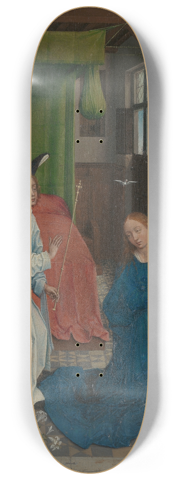 Rogier van der Weyden - The Annunciation 8.25 inch art skate deck