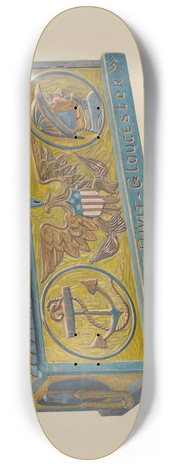 Rolland Livingstone - Sea Chest 8.25 inch art skate deck
