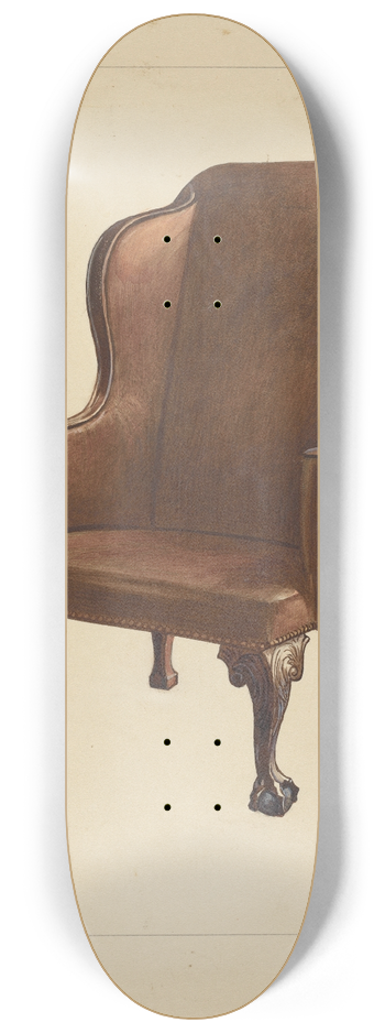 Rolland Livingstone - Wing Chair 8.25 inch art skate deck