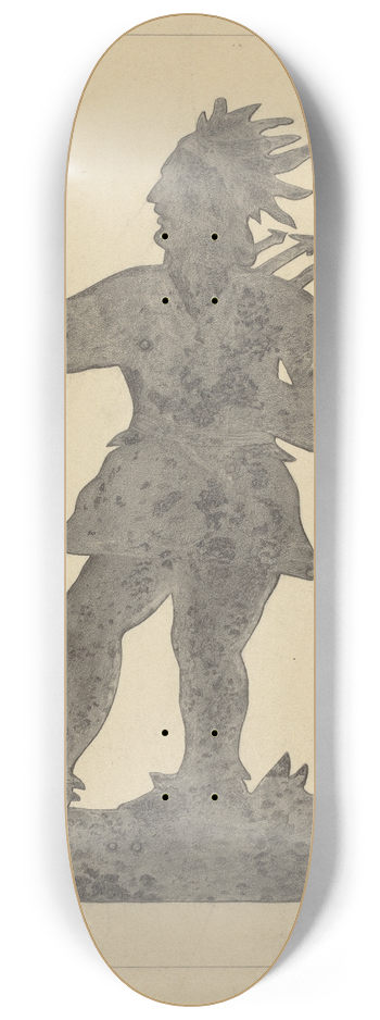 Rollington Campbell - Indian Weather Vane 8.25 inch art skate deck