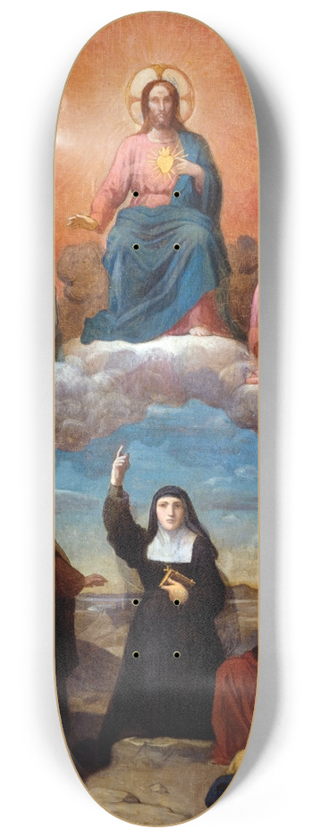 Romain Cazes - The Sacred Heart 8.25 inch art skate deck