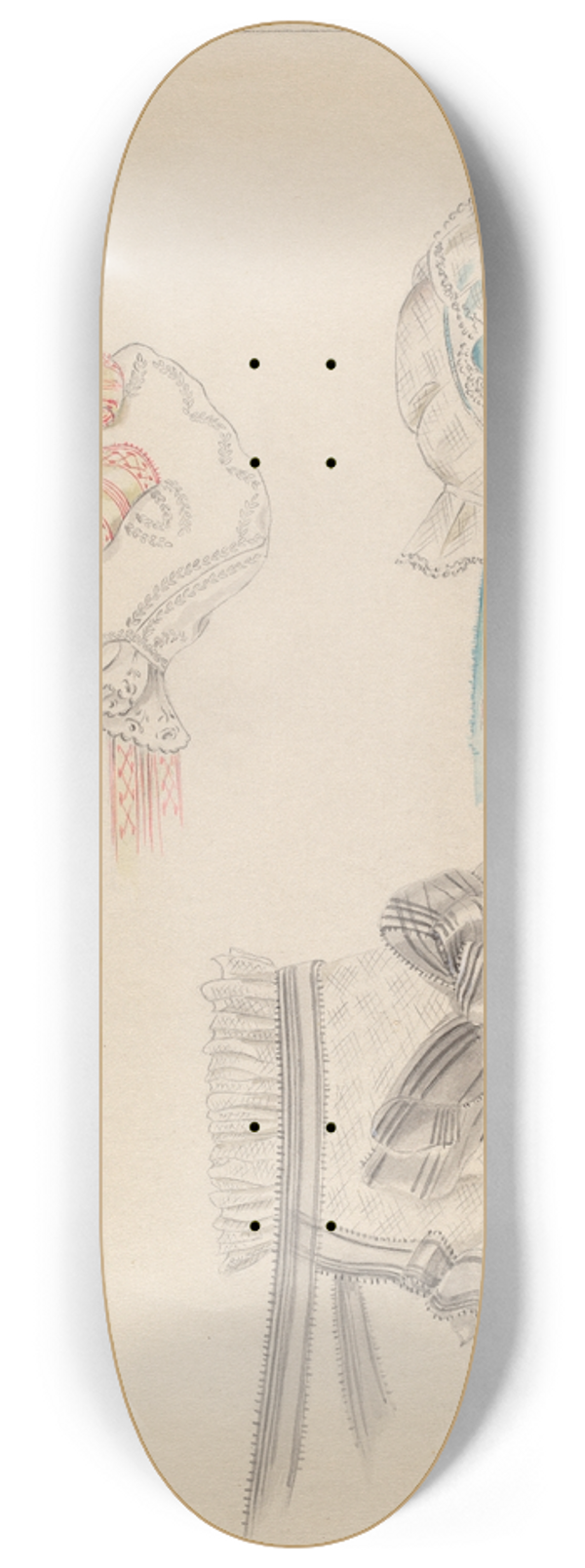 American 20th Century - Caps 8.25 inch art skate deck