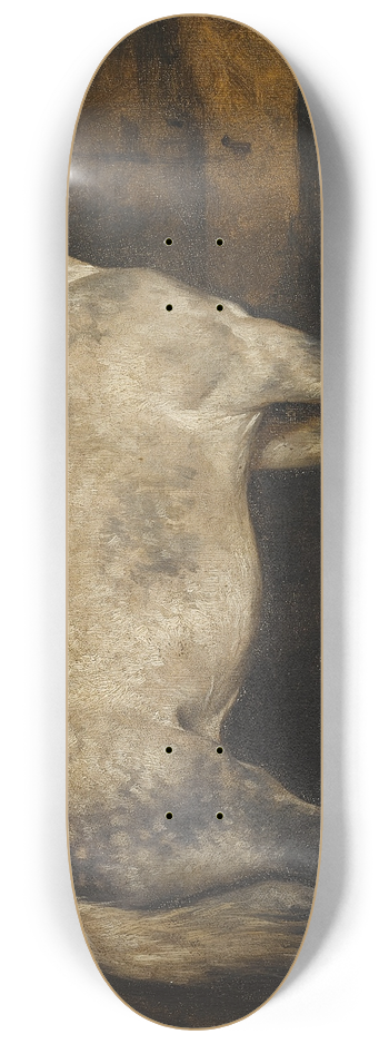 Rosa Bonheur - A dapple grey horse 8.25 inch art skate deck