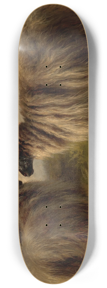 Rosa Bonheur - Three Wooly Sheep 8.25 inch art skate deck