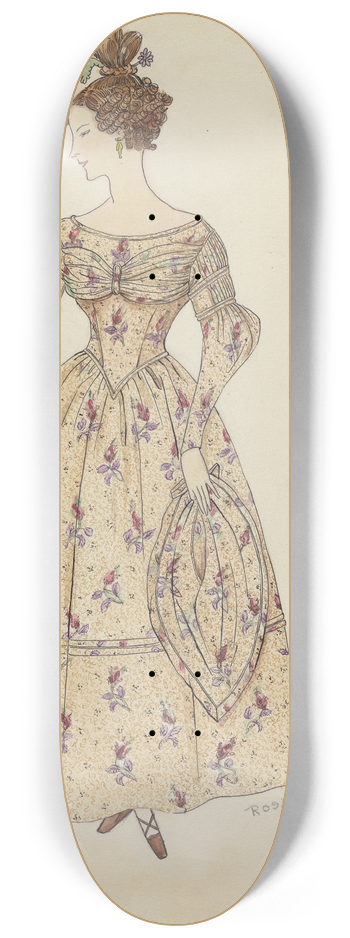 Rosalia Lane - Dress 8.25 inch art skate deck