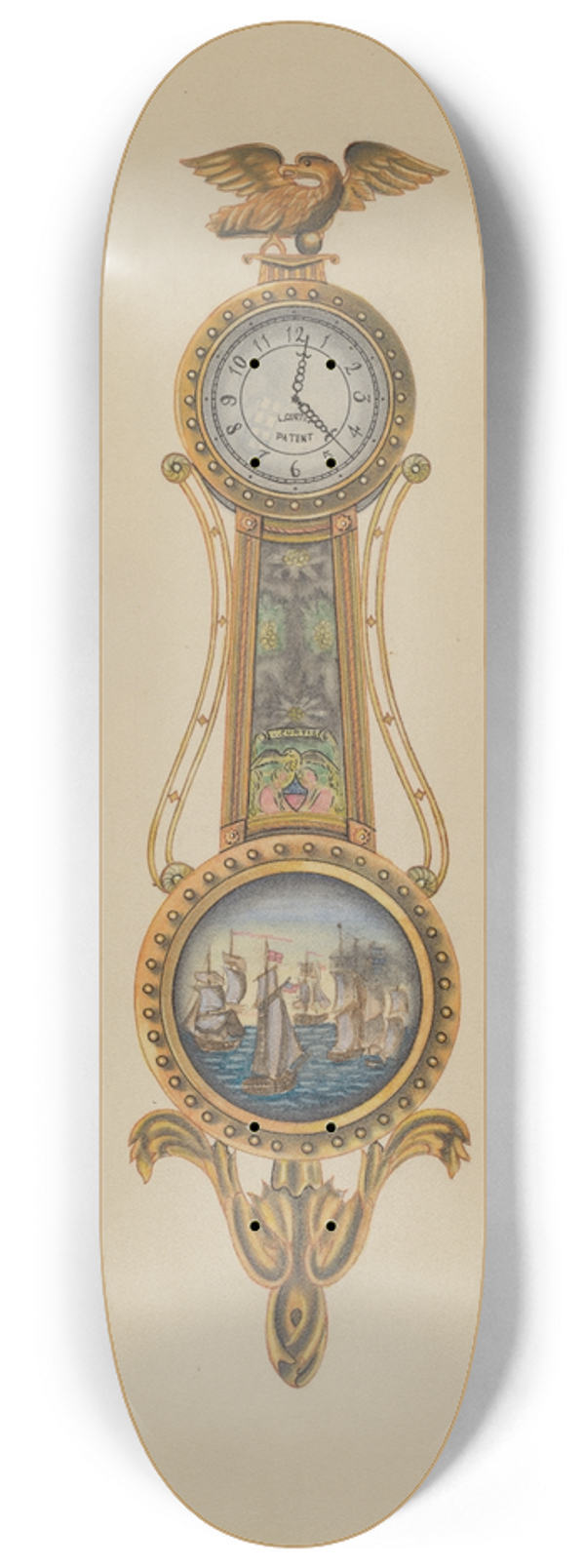 John Dieterich - Clock 8.25 inch art skate deck