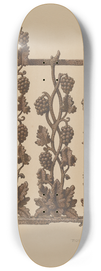 Rose Campbell-Gerke - Fence 8.25 inch art skate deck