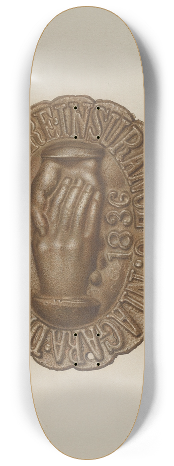 Rose Campbell-Gerke - Firemark 8.25 inch art skate deck