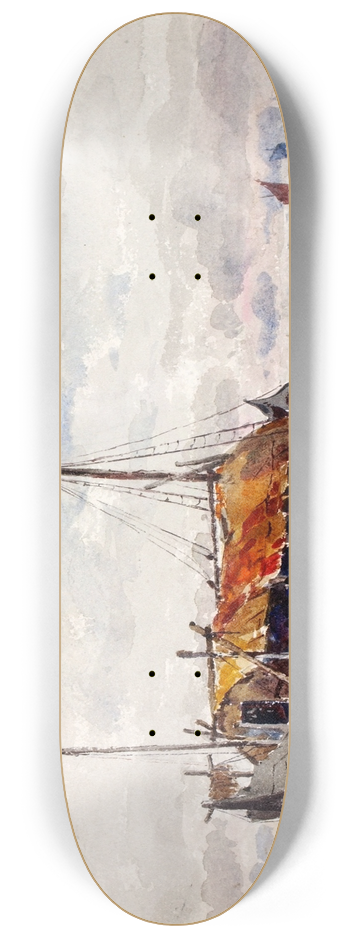 Ross Sterling Turner - The Mussel Gatherers 8.25 inch art skate deck
