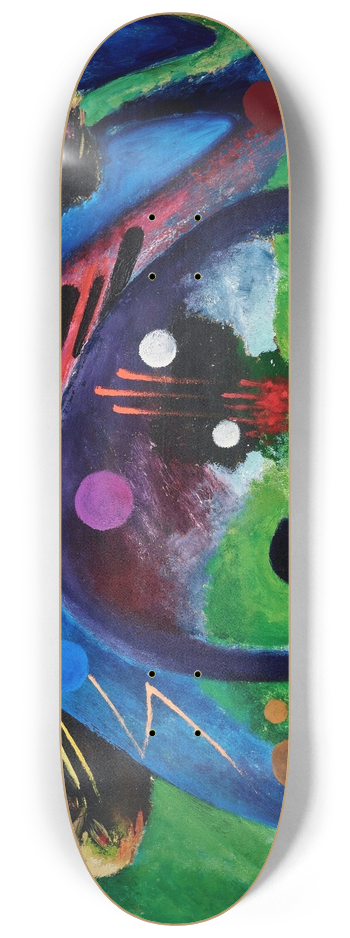 Rudolf Bauer - Rondo 8.25 inch art skate deck