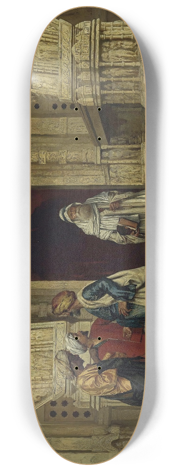 Rudolf Ernst - Outside The Mosque 8.25 inch art skate deck