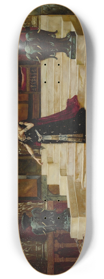 Rudolf Ernst - Salom and the tigers 8.25 inch art skate deck