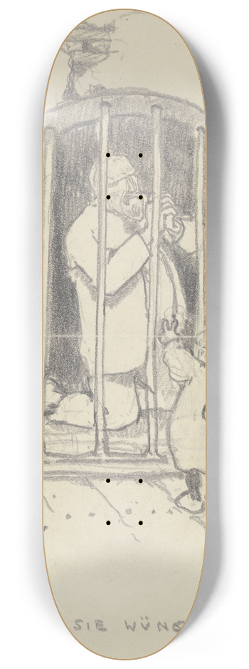 Rudolf Gudden - Das, was sie wnschen 8.25 inch art skate deck