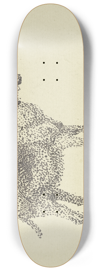 Rudolf Gudden - Donkey 8.25 inch art skate deck