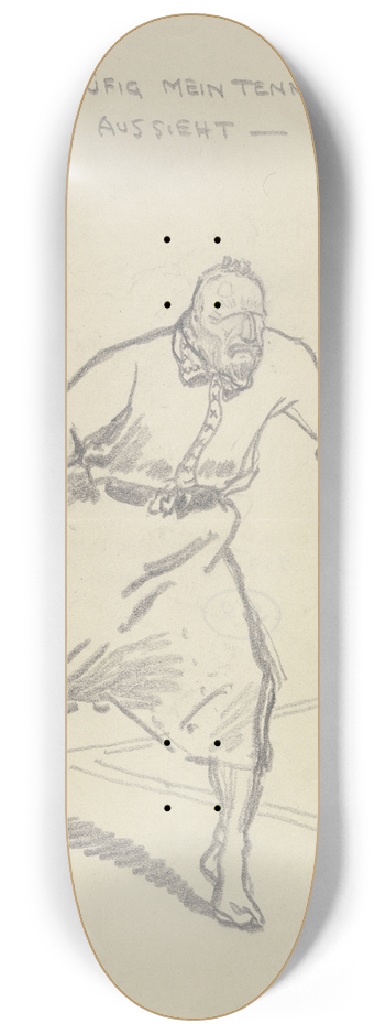 Rudolf Gudden - Wie vorlufig mein Tenniskostm aussieht 8.25 inch art skate deck