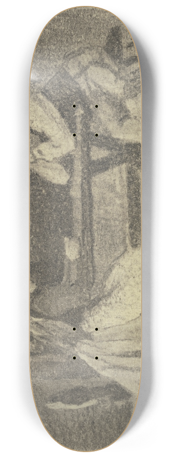 Rudolf Hirth du Frnes - Jgerblut, Mann und Frau sitzen an einem Tisch 8.25 inch art skate deck