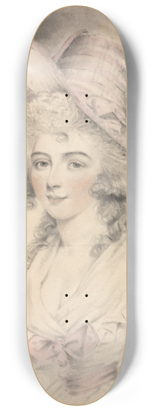 John Downman - Portrait of a Lady 8.25 inch art skate deck