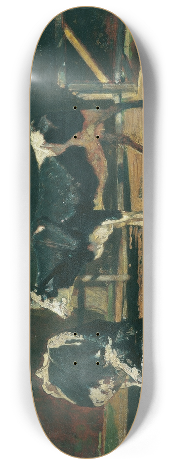 Rudolf Ribarz - Khe auf der Weide 8.25 inch art skate deck