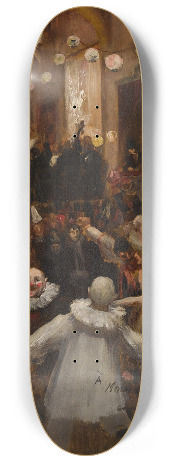 Rupert Bunny - Bal Masque 8.25 inch art skate deck