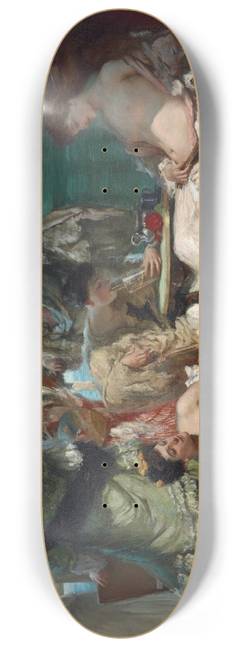 Rupert Bunny - Summer time 8.25 inch art skate deck
