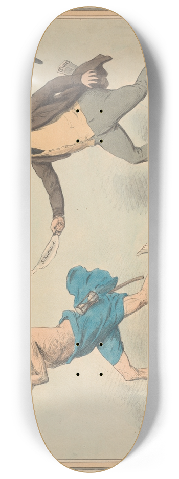 John Doyle - Stop Thief! 8.25 inch art skate deck