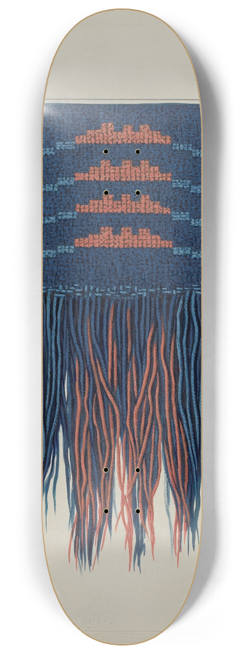 Ruth M. Barnes - Coverlet Detail 8.25 inch art skate deck
