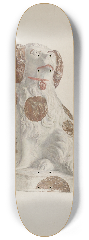 Sadie Berman - Chalkware Dog 8.25 inch art skate deck