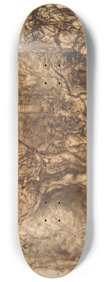 Salvator Rosa - Witches Sabbath 8.25 inch art skate deck