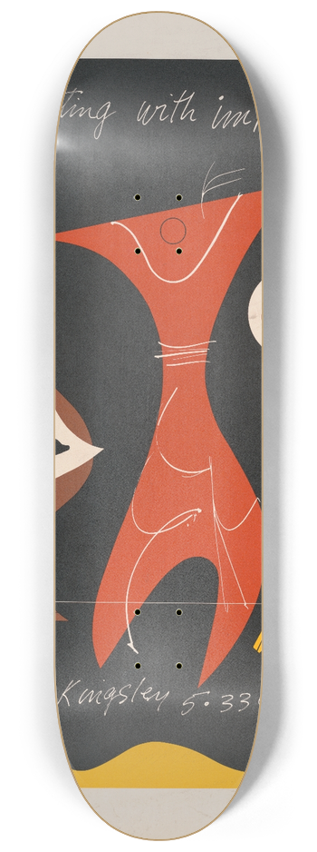 Sam Maitin - Printing with an impact 8.25 inch art skate deck