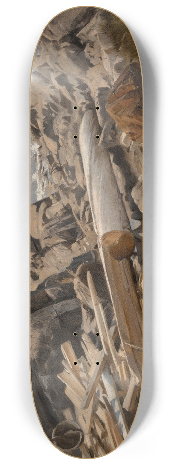 Samuel Colman - Rocky Beach, Pacific Coast 8.25 inch art skate deck
