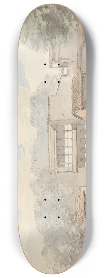 Samuel Davis - At Moorshedubad [Murshidabad] 8.25 inch art skate deck