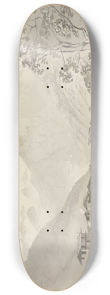 Samuel Davis - View Above Poonaka [Punakha] 8.25 inch art skate deck