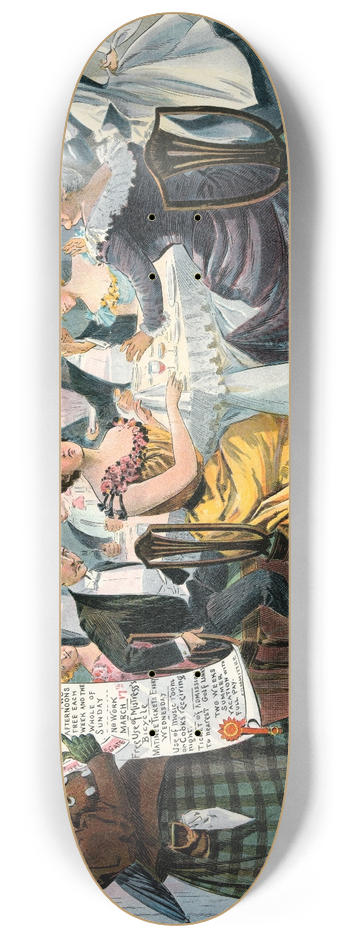 Samuel Ehrhart - A look ahead;  but not so very far ahead, either! 8.25 inch art skate deck