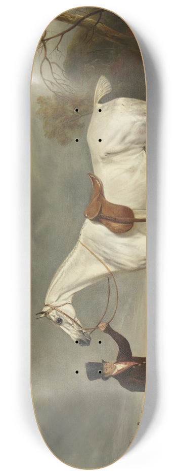 John E. Ferneley - Lord Howes Groom with Gray Hunter 8.25 inch art skate deck