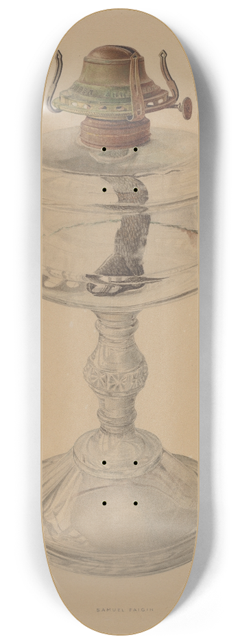 Samuel Faigin - Table Lamp 8.25 inch art skate deck