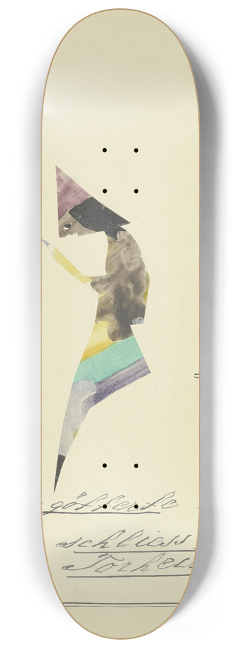 John Elsas - Der vergtterte Menschenmann  8.25 inch art skate deck