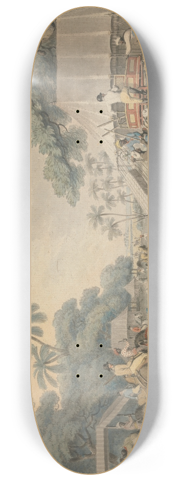 Samuel Howitt - Going Out in the Morning 8.25 inch art skate deck