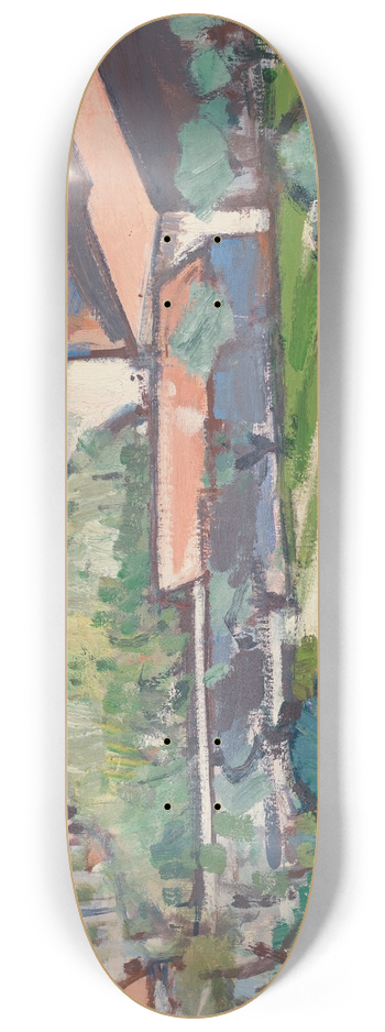 Samuel John Peploe - Church at Cassis 8.25 inch art skate deck