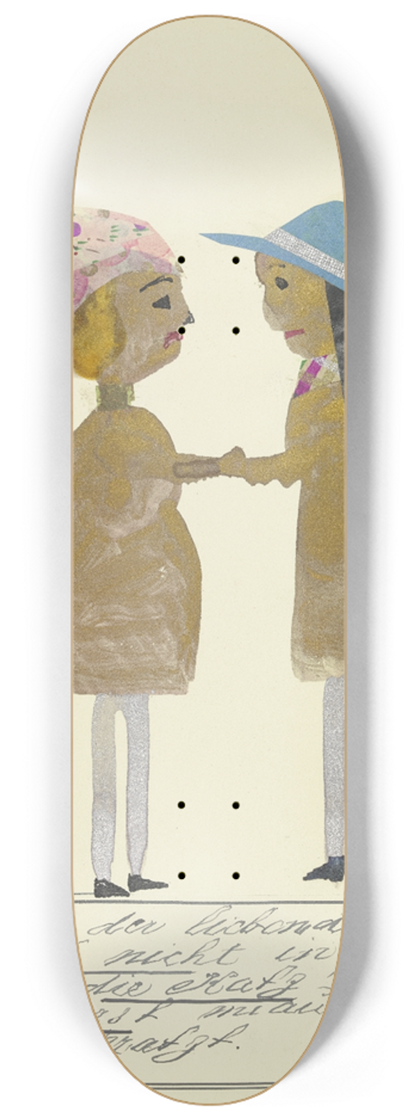 John Elsas - Hier ist der liebende Brutigam  8.25 inch art skate deck