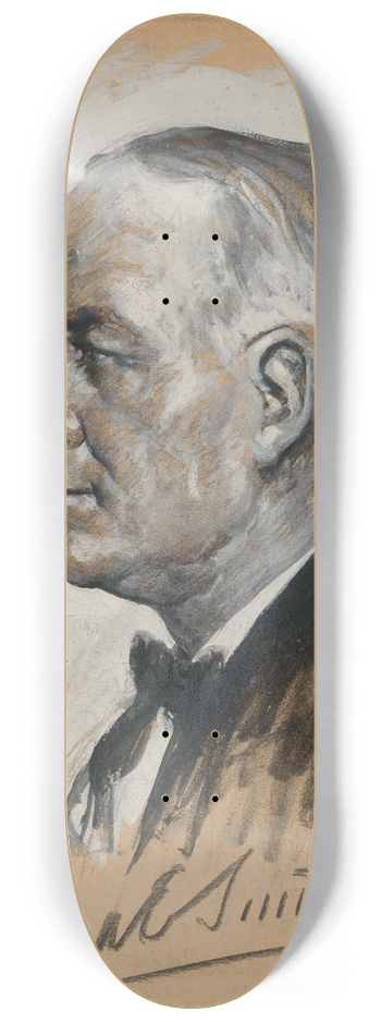 Samuel Johnson Woolf - Alfred Emanuel Smith 8.25 inch art skate deck