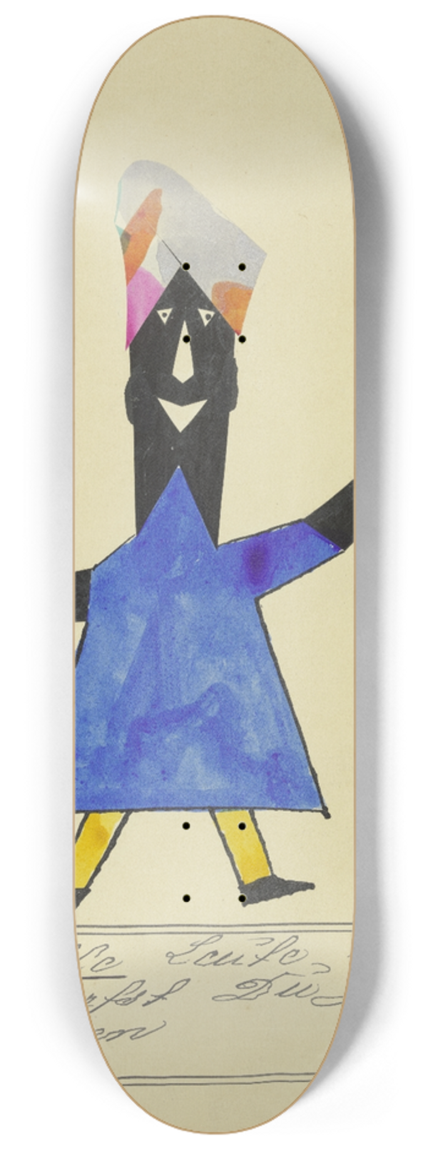 John Elsas - Hier ist ersetzlich Jedermann  8.25 inch art skate deck