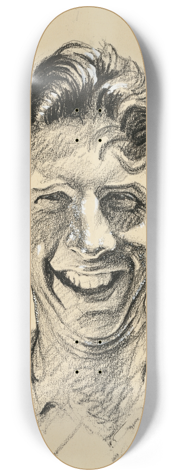 Samuel Johnson Woolf - John Donald Budge 8.25 inch art skate deck