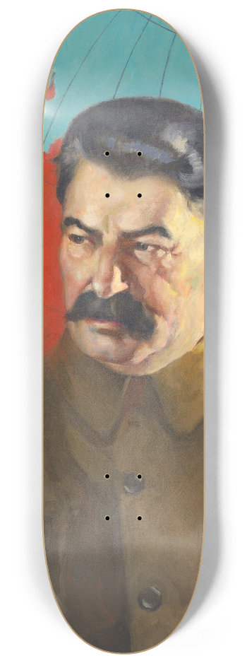 Samuel Johnson Woolf - Joseph Stalin 8.25 inch art skate deck