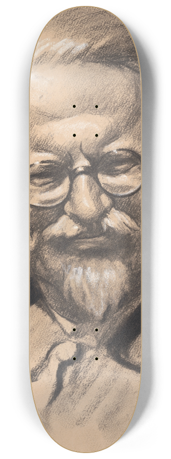 Samuel Johnson Woolf - Leon Trotsky 8.25 inch art skate deck