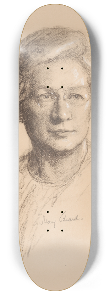 Samuel Johnson Woolf - Mary Beard 8.25 inch art skate deck