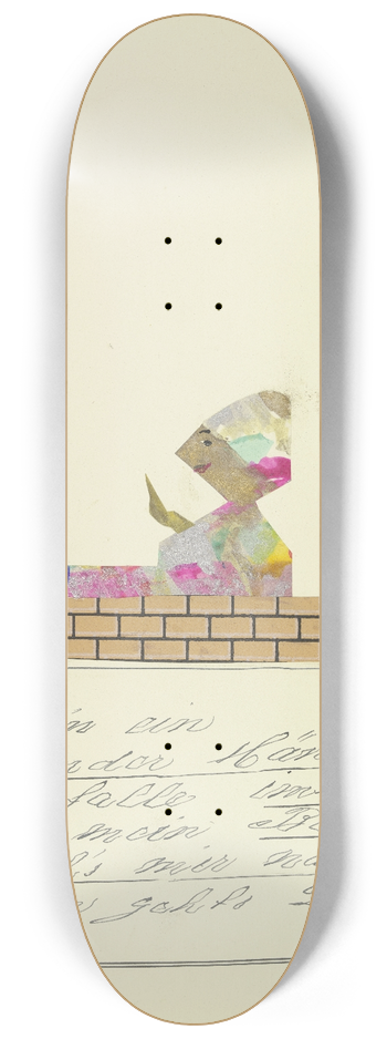 John Elsas - Ich bin ein Holunder Mnnchen  8.25 inch art skate deck