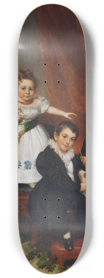 Samuel Lovett Waldo - The Knapp Children 8.25 inch art skate deck