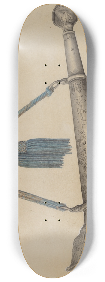 Samuel O. Klein - Speaking Trumpet 8.25 inch art skate deck